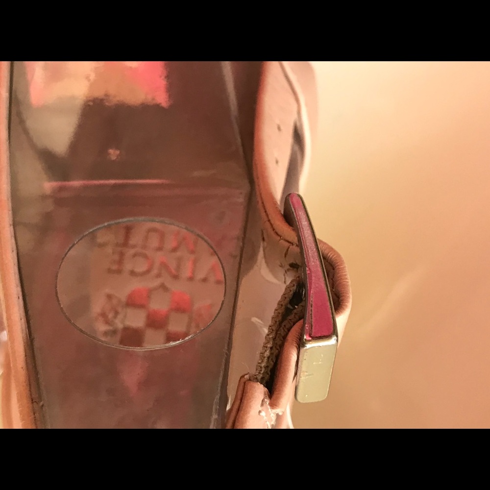 Size 7 Vince Camuto blush pink silver studded - Picture 3 of 7